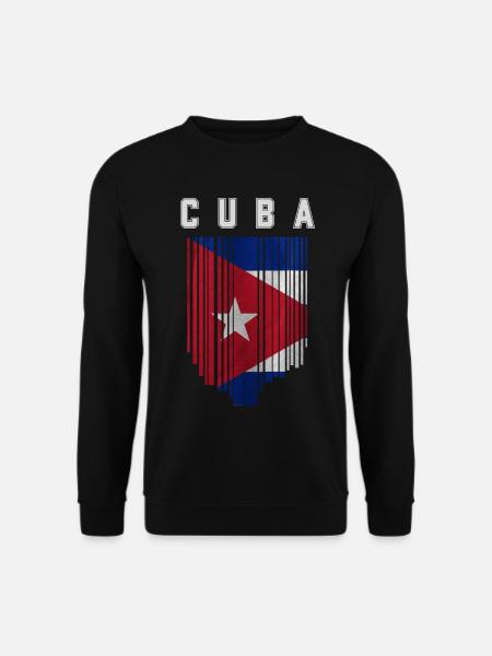 Cuban flag, Cuban pride - Unisex Sweatshirt - black