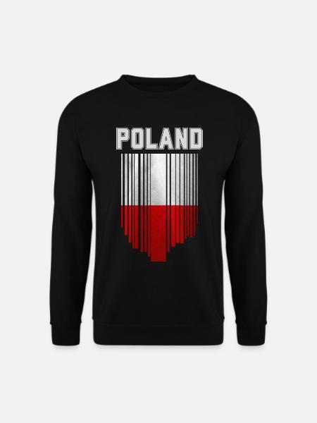 Flagge Polens, Polnischer Stolz - Unisex Pullover - Schwarz