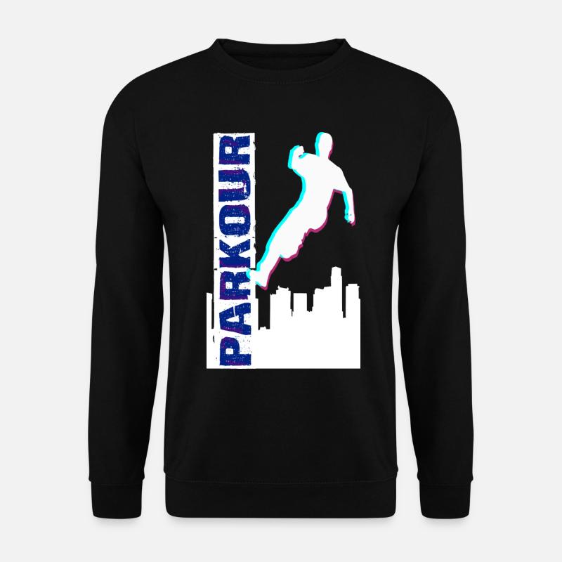 Parkour - Unisex Pullover - Schwarz