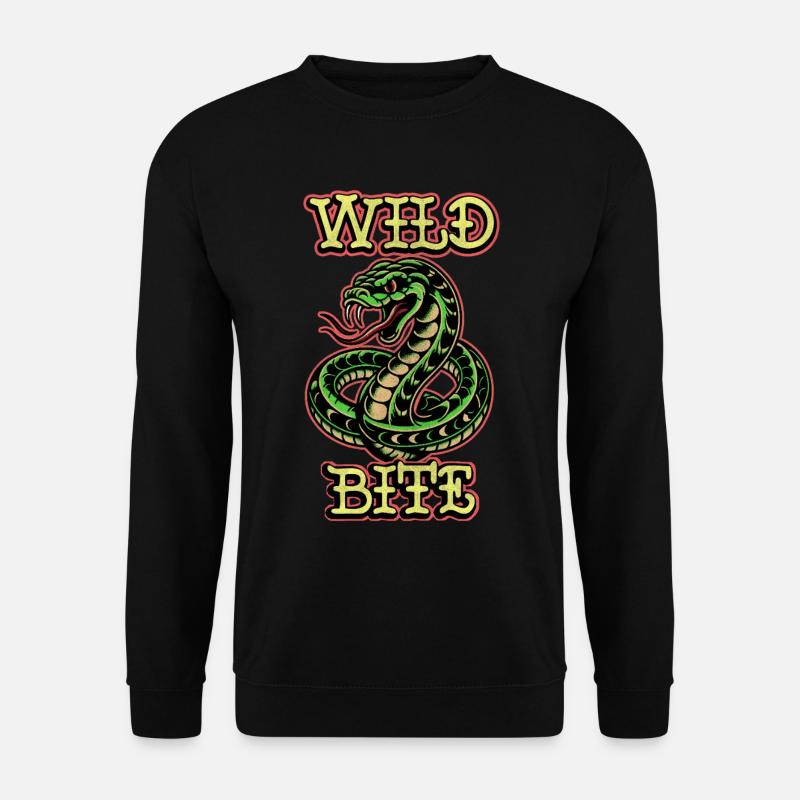 Wilder Biss - Unisex Pullover - Schwarz