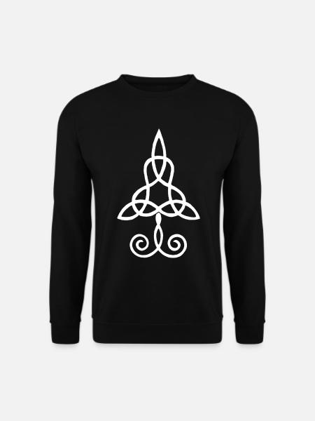 Baum und Natur (weiß) - Unisex Pullover - Schwarz