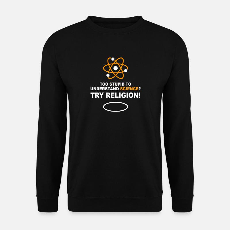 Science vs Religion - Unisex Sweatshirt - black
