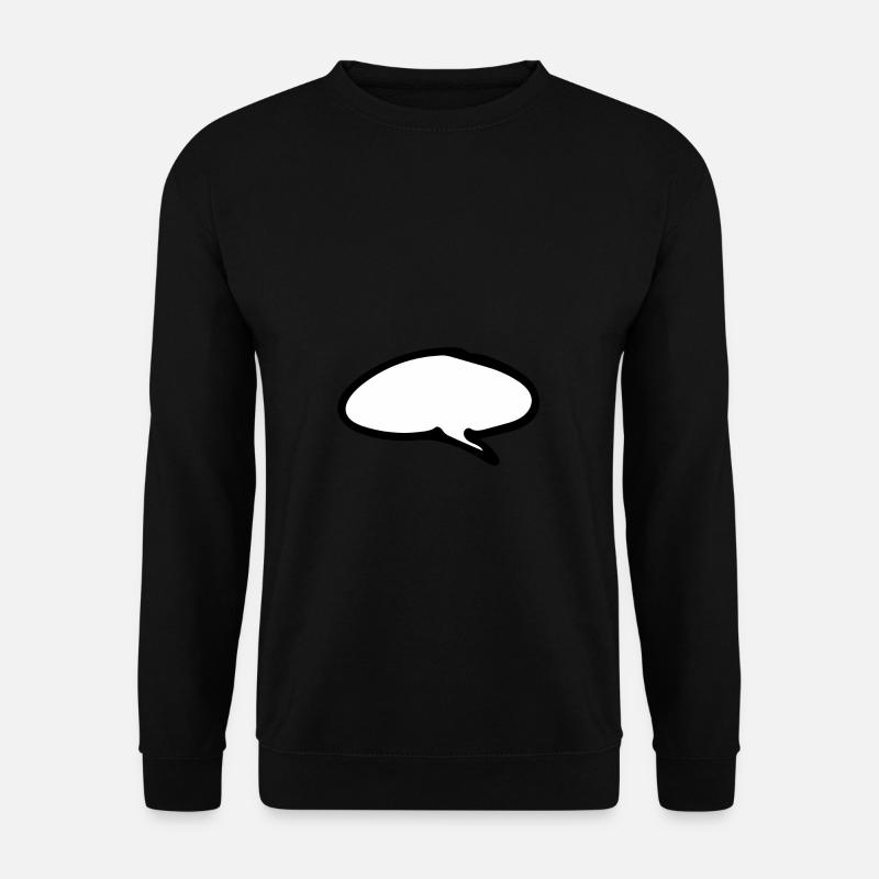 speech bubble - Unisex Sweatshirt - black