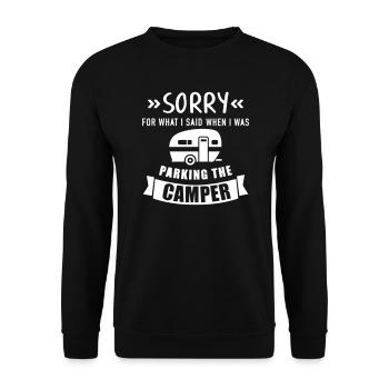 Caravan - Unisex Sweatshirt - black - Front - Alina (178cm) & Michal (187cm)