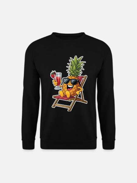 Pineapple - Unisex Pullover - Schwarz