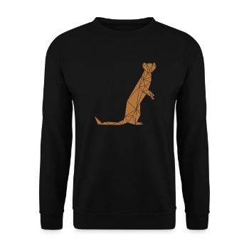 Belette Hipster - Sweat-shirt Unisexe - noir - Devant - Alina (178cm) & Michal (187cm)
