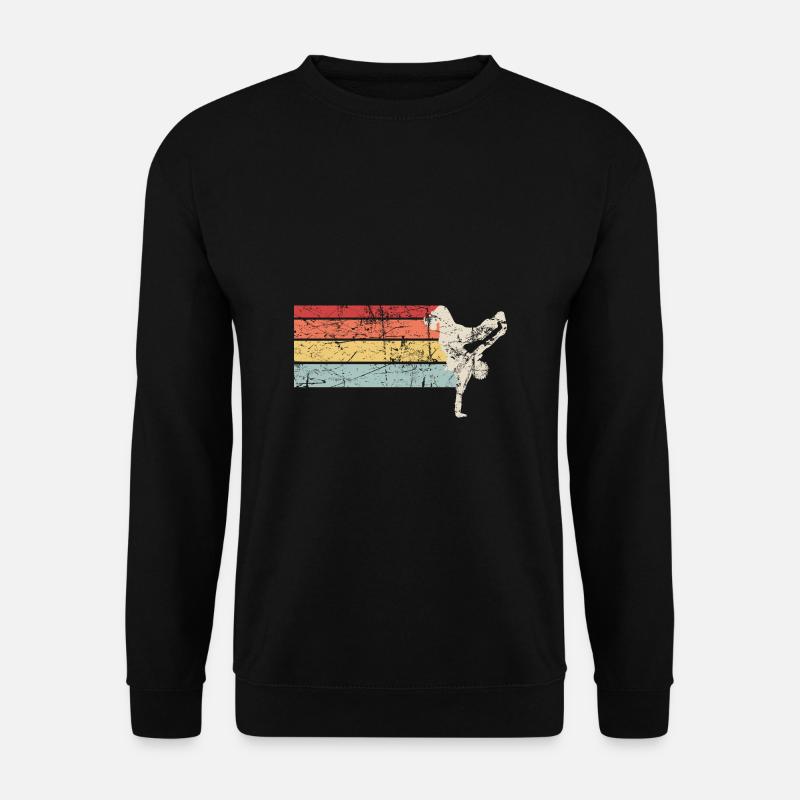Breakdance Kleidung | Hip Hop Bboying Vintage - Unisex Pullover - Schwarz
