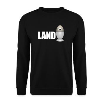 Landei - Unisex Pullover - Schwarz - Vorne - Alina (178cm) & Michal (187cm)