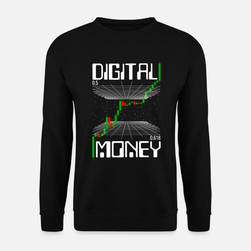 Trading Crypto - Unisex Sweatshirt - black