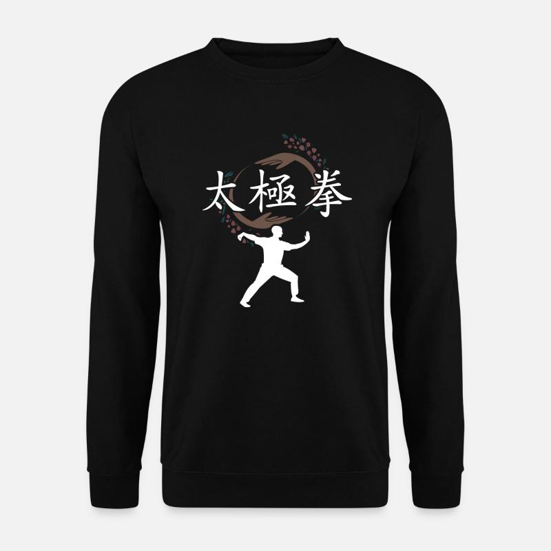 Tai Chi Chaun - Taijiquan - Schattenboxen - Unisex Pullover - Schwarz