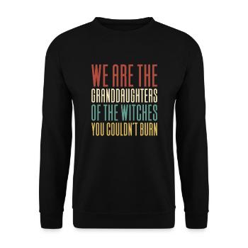 Feminism Feminist Women's Rights - Unisex Sweatshirt - black - Front - Alina (178cm) & Michal (187cm)