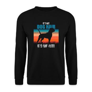 Alapaha Blue Blood Bulldog - Sweat-shirt Unisexe - noir - Devant - Alina (178cm) & Michal (187cm)