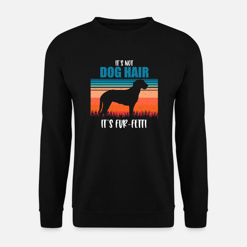 Retriever à poil bouclé - Sweat-shirt Unisexe - noir