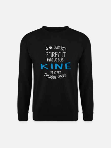 Pas parfait mais kiné - Sweat-shirt Unisexe - noir