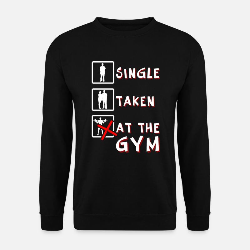 À la gym - Sweat-shirt Unisexe - noir