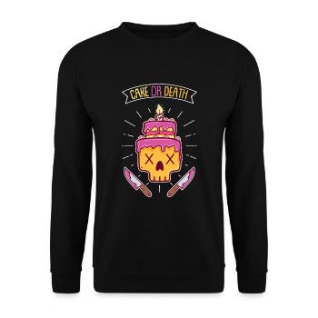 Pastry baker cake decoration cake confiseur - Unisex Sweatshirt - black - Front - Alina (178cm) & Michal (187cm)