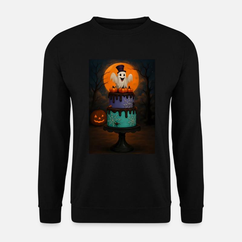 Spooky Ghosts Halloween Gift - Unisex Sweatshirt - black