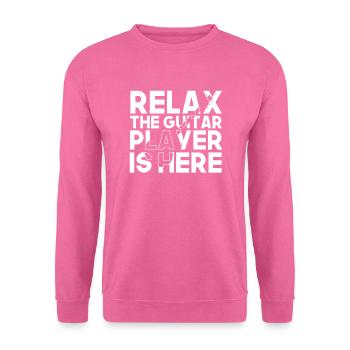 Guitar Player Gitarre Spruch - Unisex Pullover - Pink - Vorne