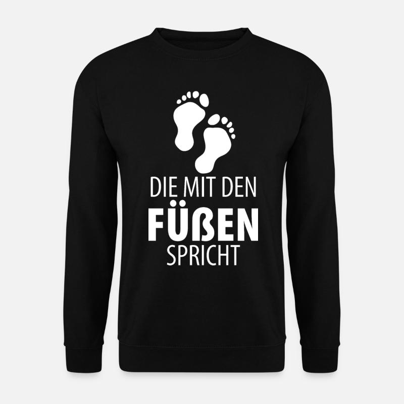 Fußpflege Pediküre Podologe Nagelstudio Geschenk - Unisex Pullover - Schwarz