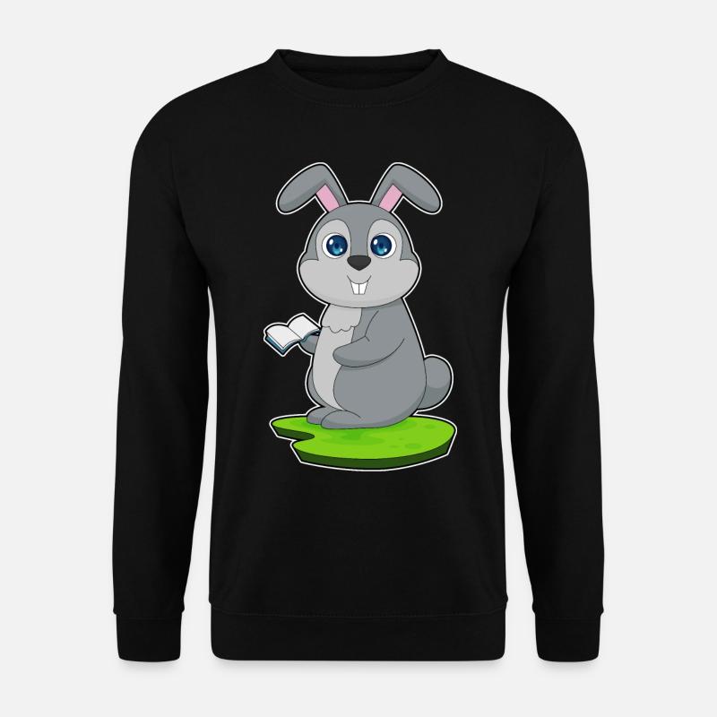 Bunny Book - Unisex Sweatshirt - black