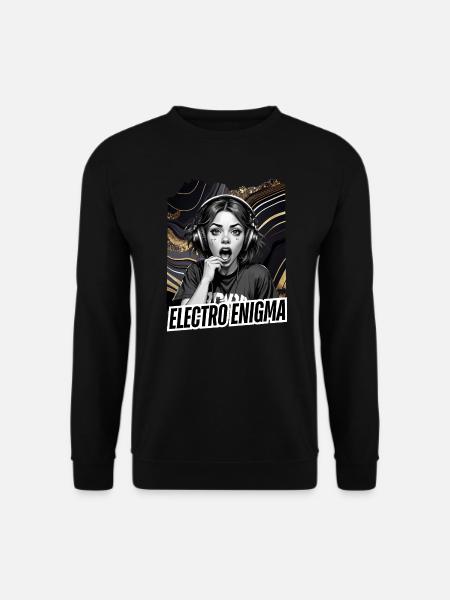 Electro Enigma - Unisex Pullover - Schwarz