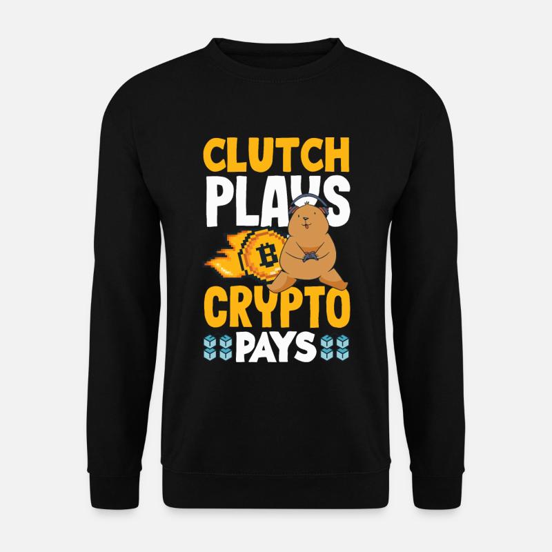 Cryptocurrency Rewards Gaming Blockchain Gamer - Unisex Pullover - Schwarz