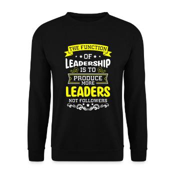 Chef Teambuilding Company Colleague - Unisex Sweatshirt - black - Front - Alina (178cm) & Michal (187cm)