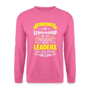 Chef Teambuilding Firma Kollege - Unisex Pullover - Pink - Vorne