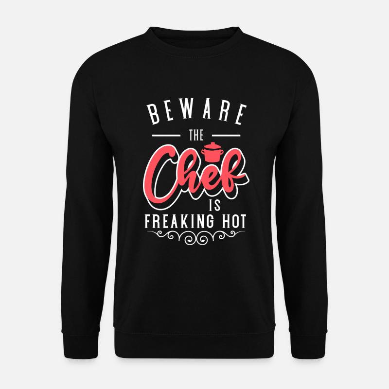 Küchenchef Sternekoch Essen - Unisex Pullover - Schwarz