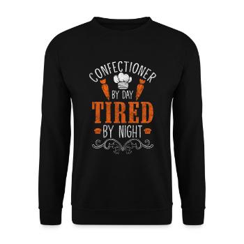 Pastry Chef Craft Master Baker Master Pastry Chef - Unisex Sweatshirt - black - Front - Alina (178cm) & Michal (187cm)