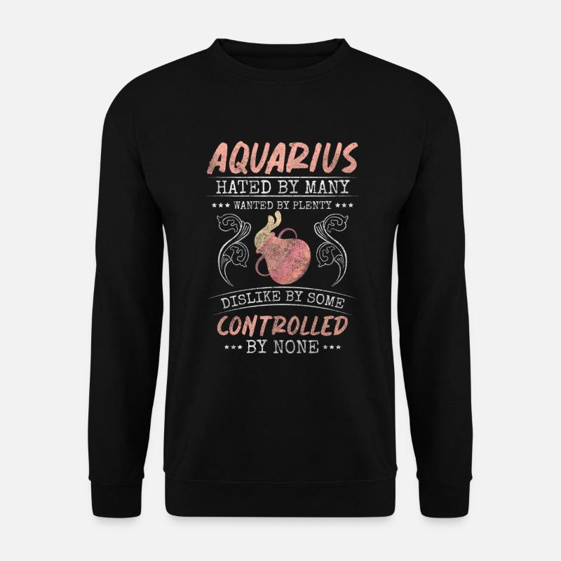 Sternzeichen Horoskop Astrologie Geburtsmonat - Unisex Pullover - Schwarz