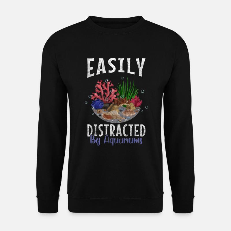 Aquarist Aquarianer Fischfutter - Unisex Pullover - Schwarz