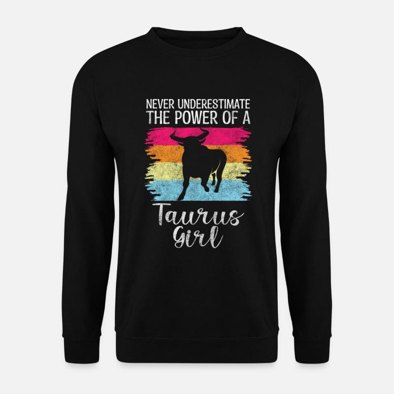 Taurus Birthday Planet Constellation - Unisex Sweatshirt - black