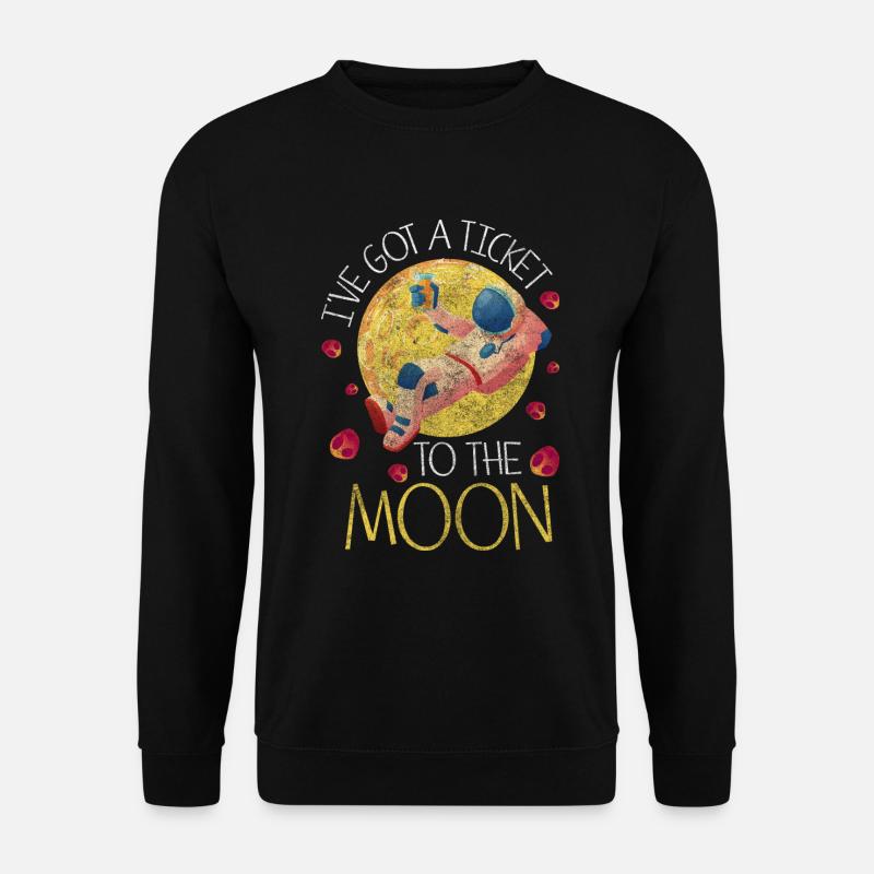 Space Planet Rocket - Unisex Sweatshirt - black