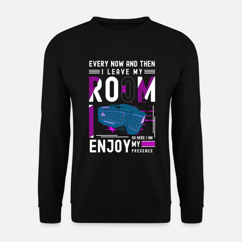 PC E-Sport Gaming Grafik - Unisex Pullover - Schwarz