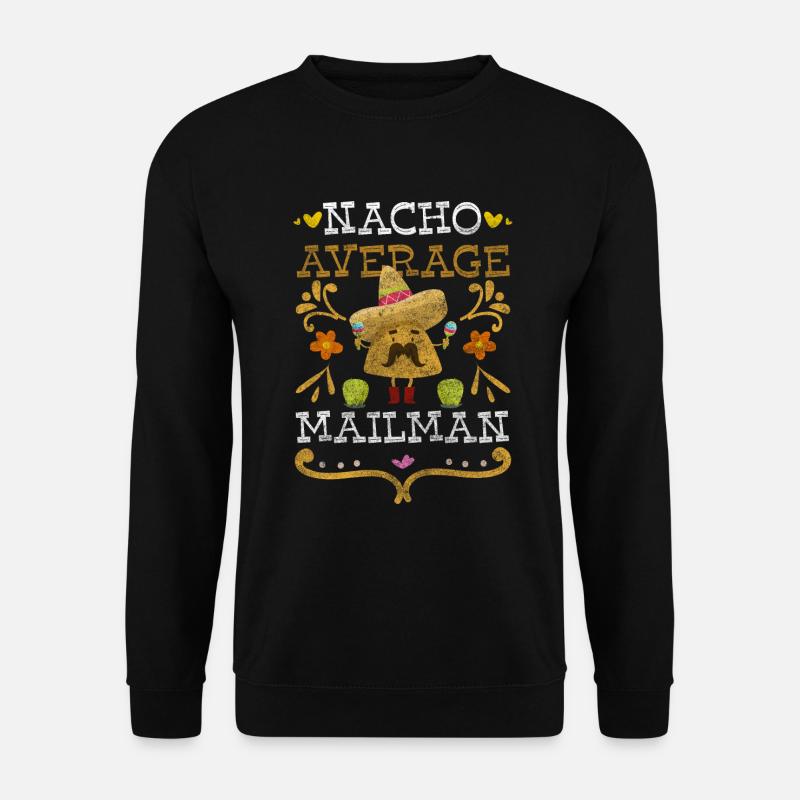 Post Zusteller Arbeit Stress - Unisex Pullover - Schwarz
