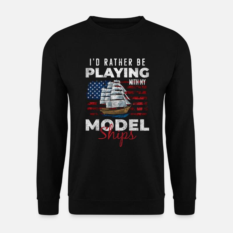 Expédition de modélisme de bateau - Sweat-shirt Unisexe - noir