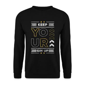 Alcool Bar Fête Fête Boisson - Sweat-shirt Unisexe - noir - Devant - Alina (178cm) & Michal (187cm)