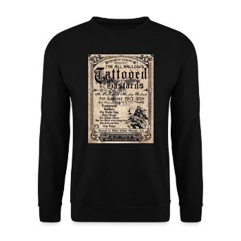 ANTIQUE Antik Tattoo Inked Tattoo Studio - Unisex Sweatshirt - black - Front - Alina (178cm) & Michal (187cm)