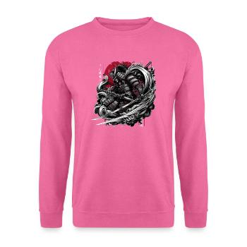 Japanese Samurai Ronin Warrior Shirt - Unisex Sweatshirt - pink - Front
