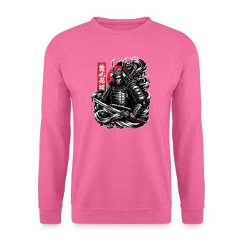 Traditional Japanese Samurai Warrior - Unisex Sweatshirt - pink - Front
