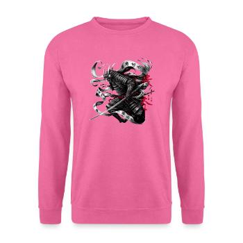 Japanese Ninja Samurai Warrior - Unisex Sweatshirt - pink - Front