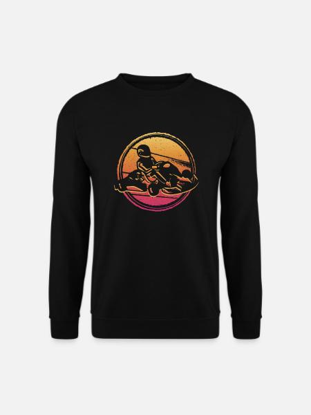 Motorsport Go-Kart Gokart Kartfahrer Go Kart - Unisex Pullover - Schwarz