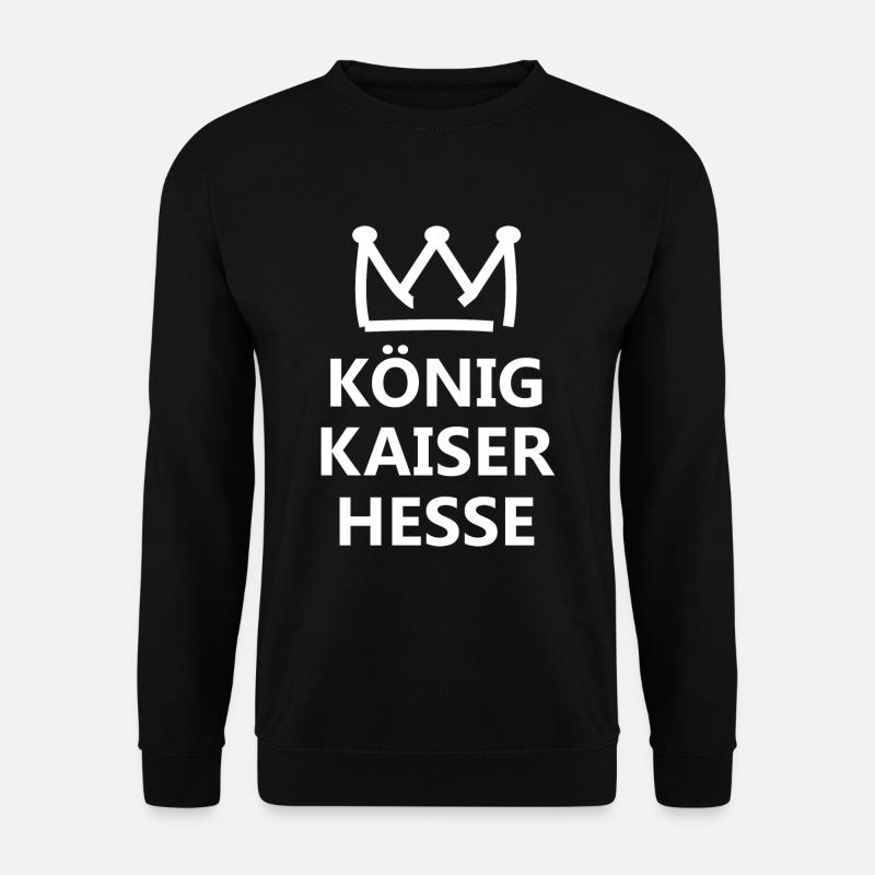 Der Kaiser aus Hessen - Unisex Pullover - Schwarz