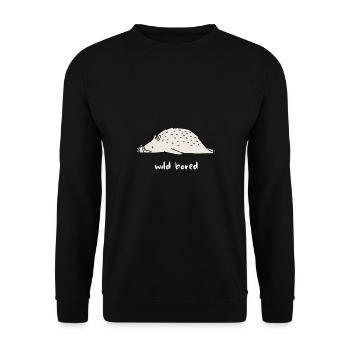Sanglier Sanglier Wild Bored Hunter Waidmannsheil - Sweat-shirt Unisexe - noir - Devant - Alina (178cm) & Michal (187cm)