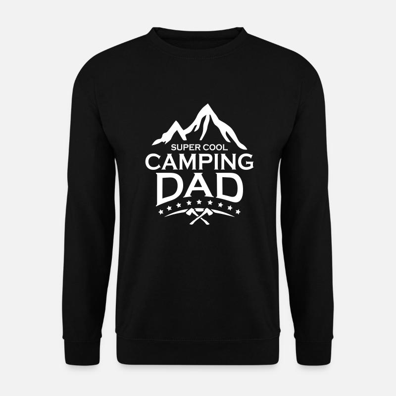 Super Cool Camping Dad - Unisex Pullover - Schwarz