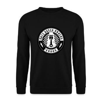cafe-racer-owners-group - Unisex Pullover - Schwarz - Vorne - Alina (178cm) & Michal (187cm)