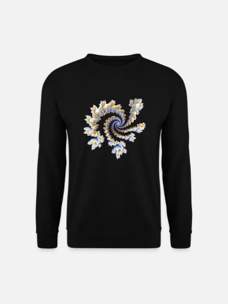 Fractale Explosion - Sweat-shirt Unisexe - noir
