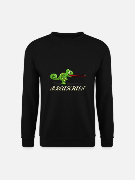 Breakfast reptile - Unisex Sweatshirt - black