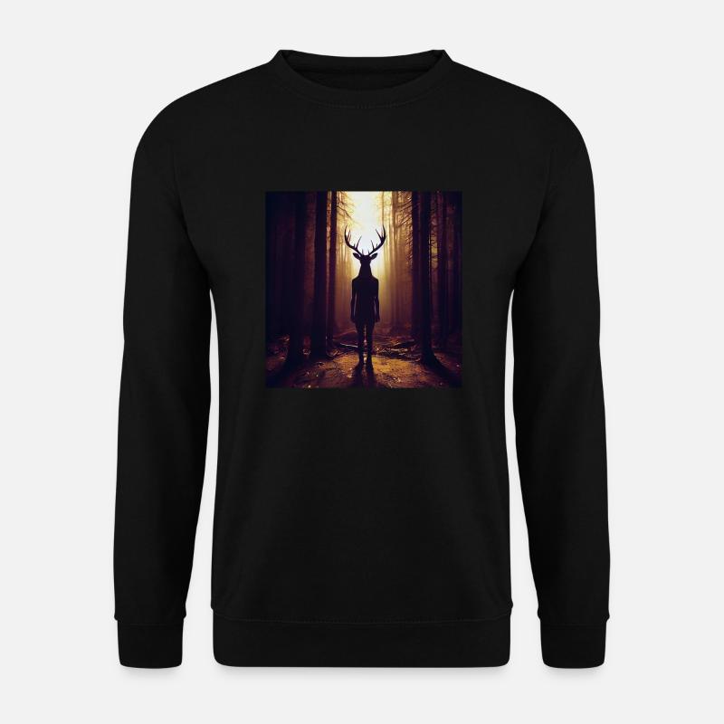 Deer God - Unisex Sweatshirt - black